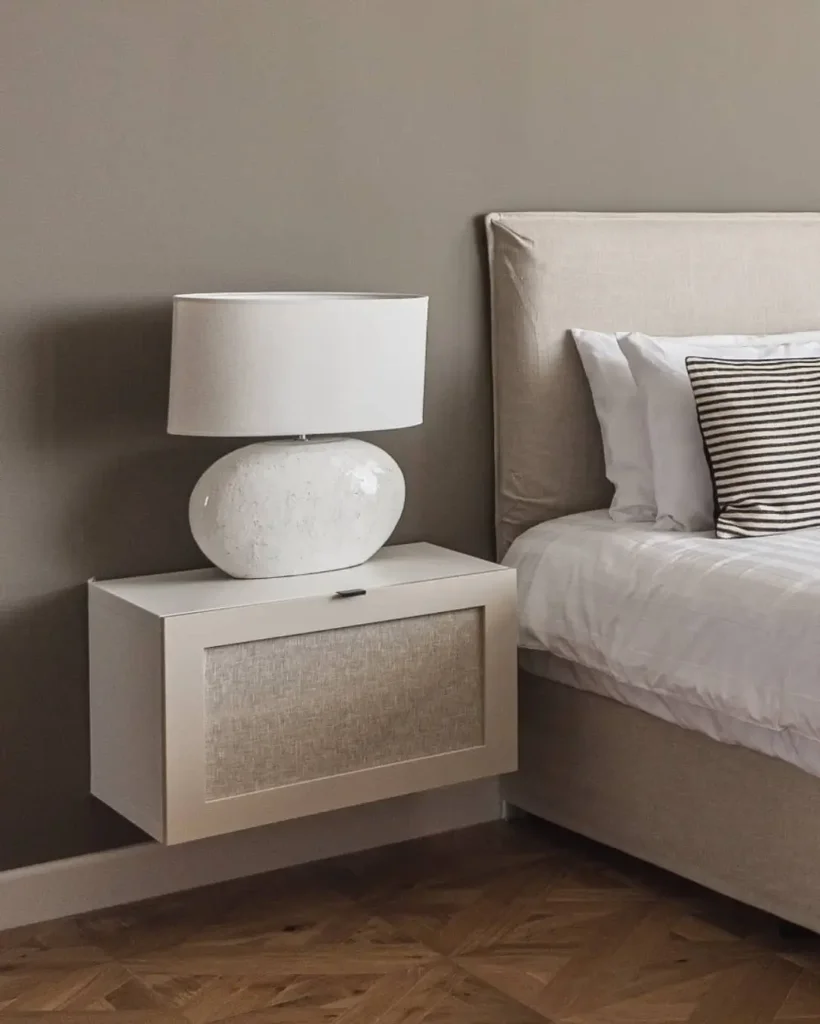Install Wall-Mounted Nightstands