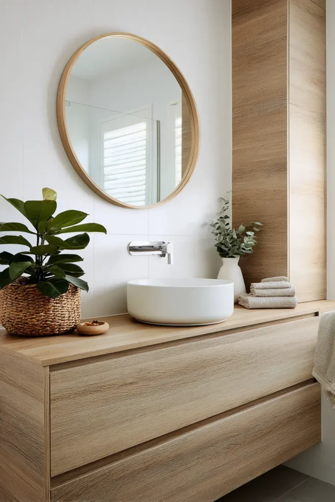 Japandi Style Vanities for a Calm, Clutter-Free Bathroom