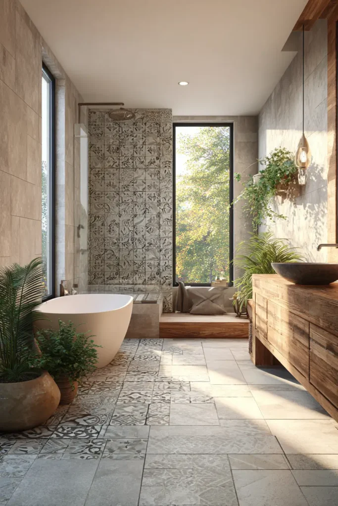 Match tile size to your space