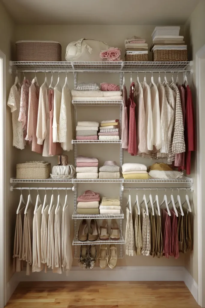  Organize Closets with Double Rod Systems