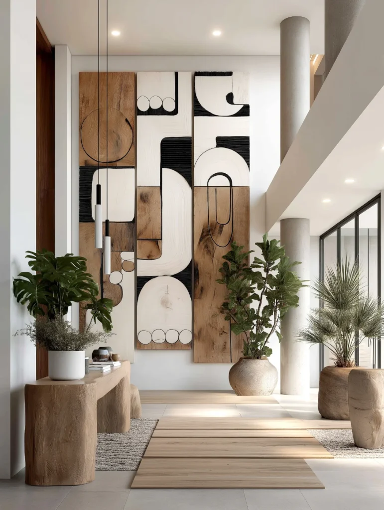 Paint Your Walls a Warm Color (Or Use Peel and Stick Wallpaper)
