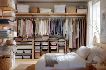 Small Bedroom Storage Ideas for Rooms With No Closet