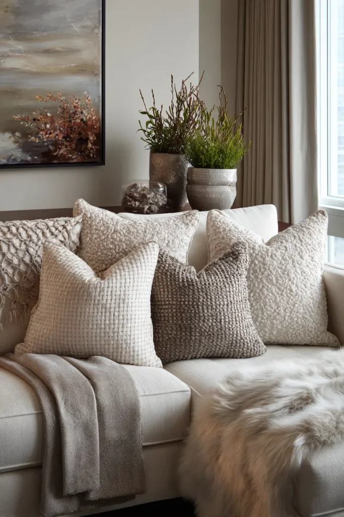 Style Pillows and Throws in Odd Numbers
