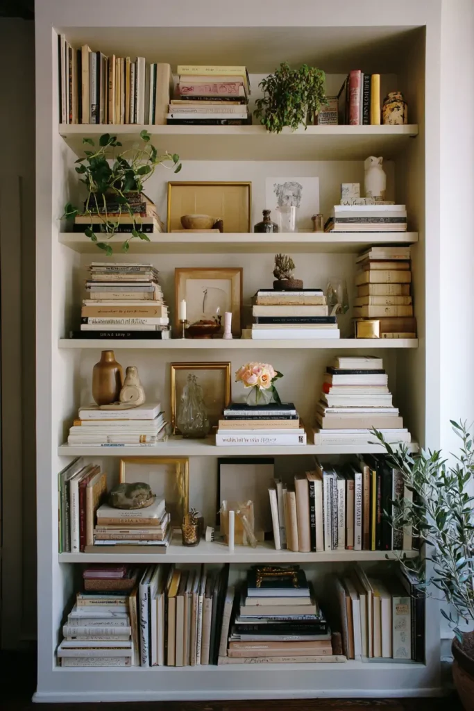 Style Your Bookshelves Like an Art Installation