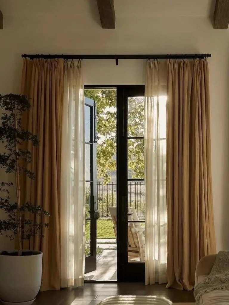 Swap Heavy Curtains for Natural Woven Window Treatments
