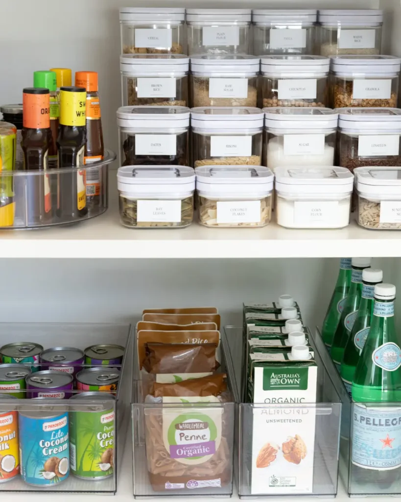 Switch to Uniform Stackable Containers