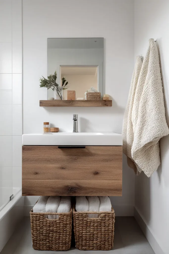 The Floating Vanity That Frees Up Floor Space