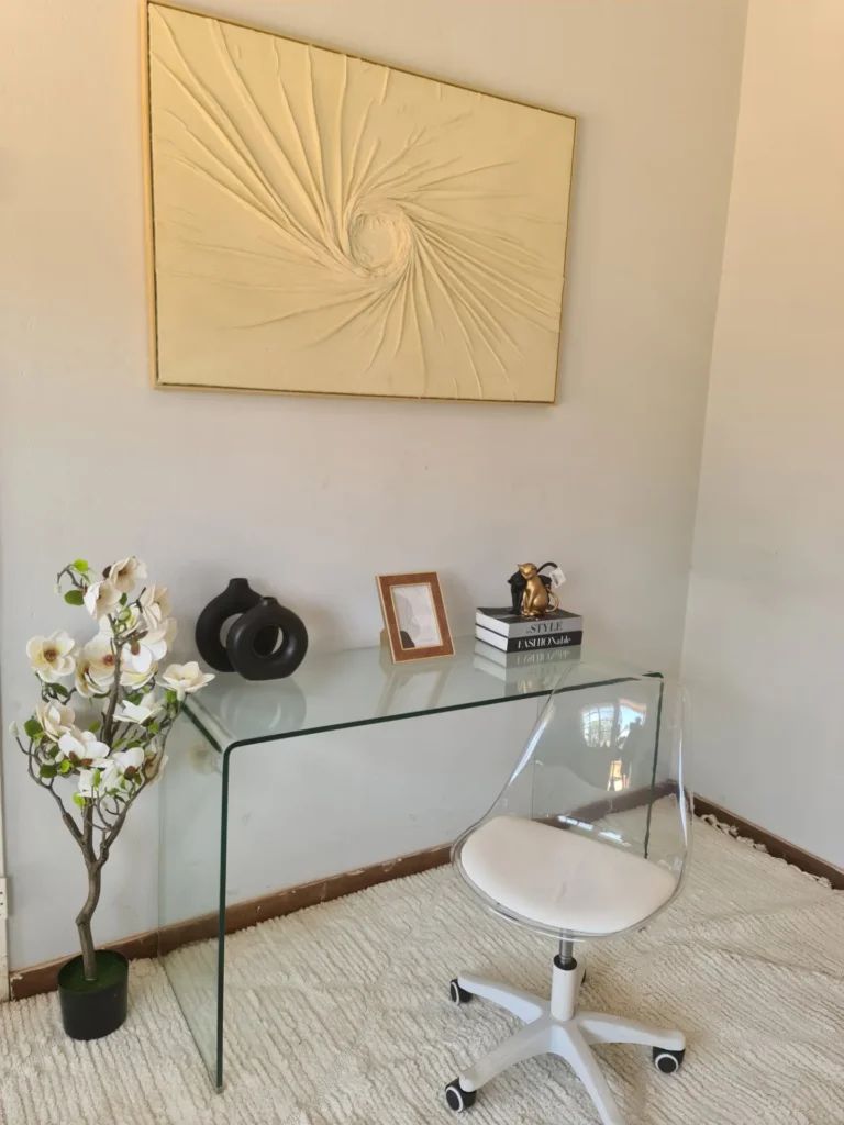  Use Clear or Acrylic Furniture