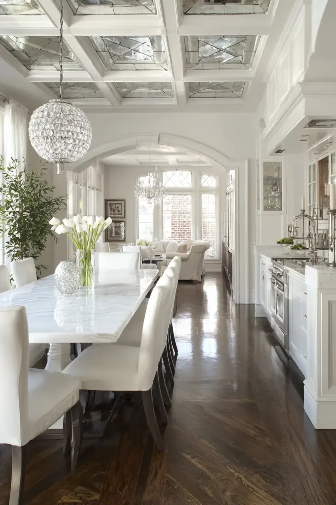 Use Mirrors and Reflective Surfaces to Double Your Space Visually