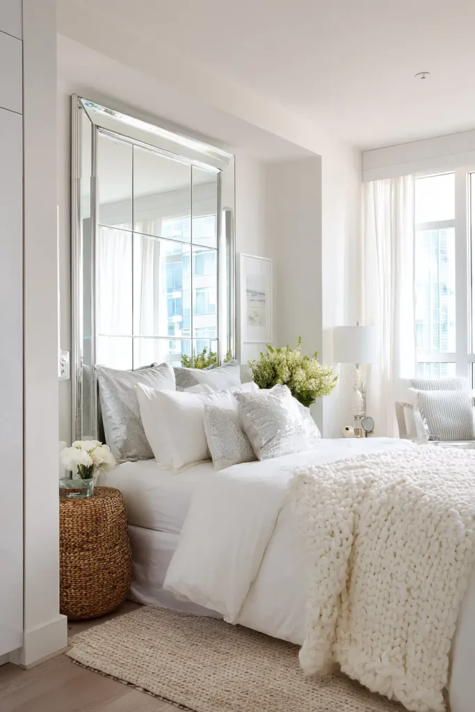 Use Mirrors to Visually Double the Space