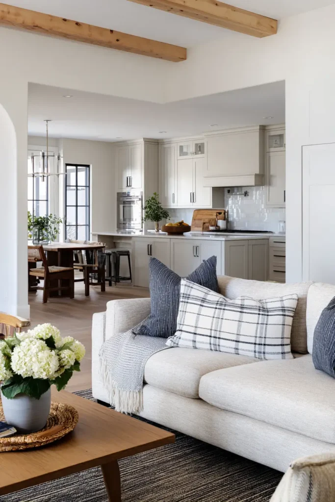 Use One Color Palette Across Both Rooms