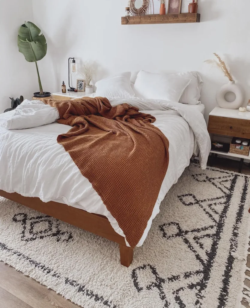  Use Rugs to Add Warmth Underfoot