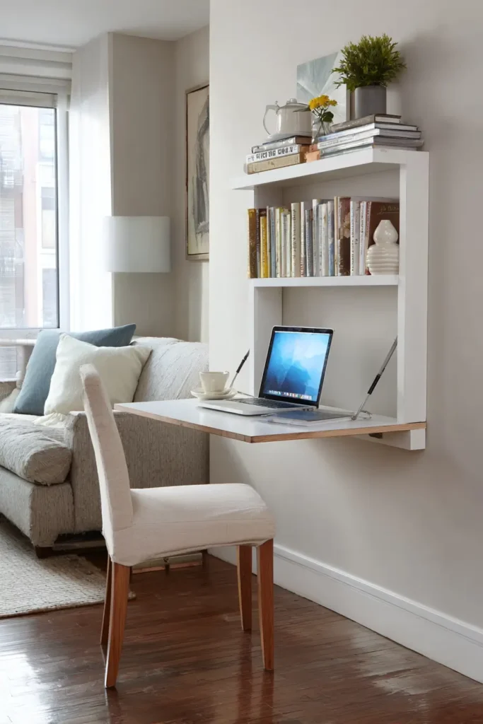 Use Wall-Mounted Desks for Small Rooms