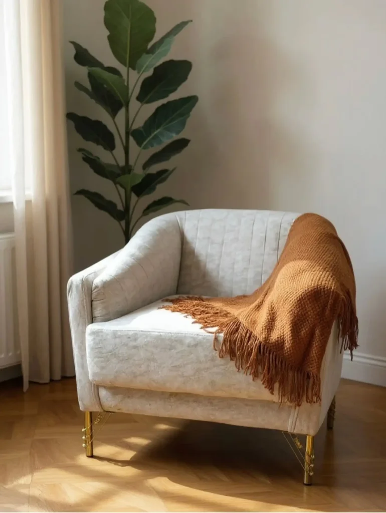 Use a Bed Throw or Blanket