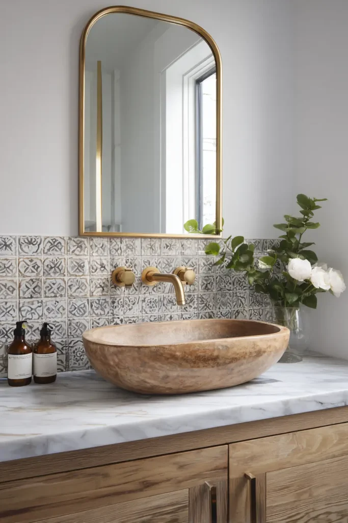 Vessel Sink Vanities That Add Drama Without Taking Space