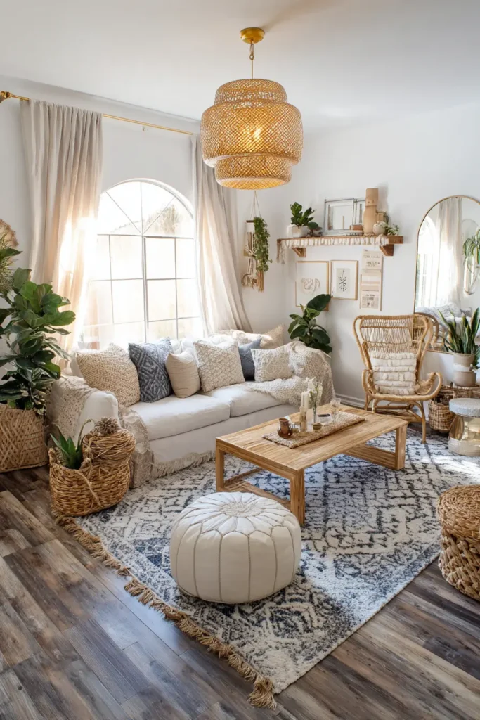 What a Boho Living Room Actually Costs in 2026