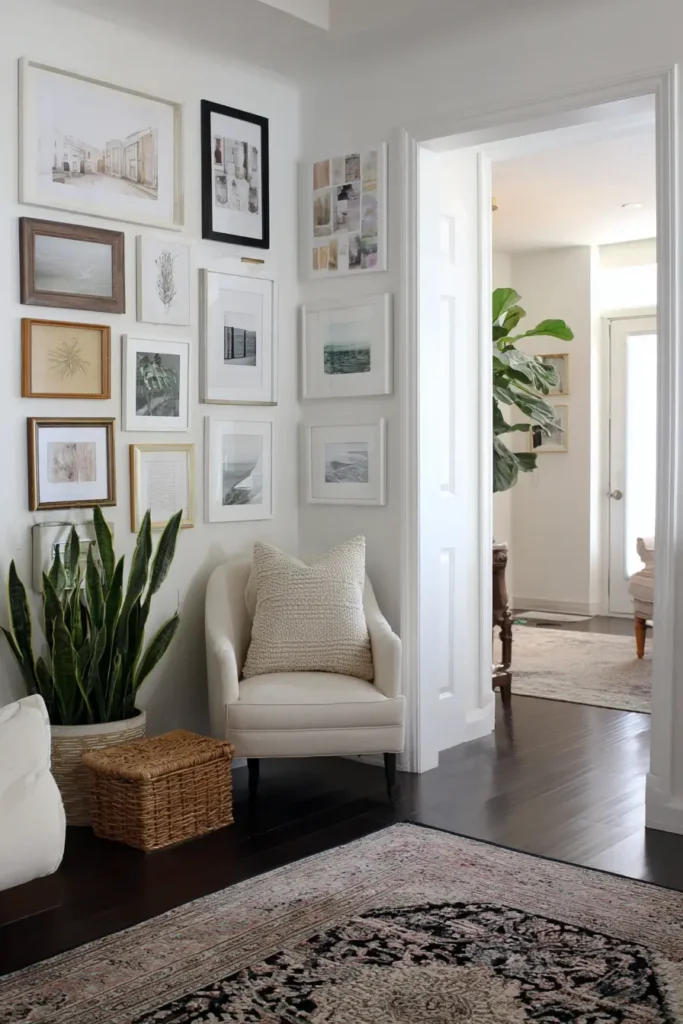1. Thrift Store Frames for Gallery Walls