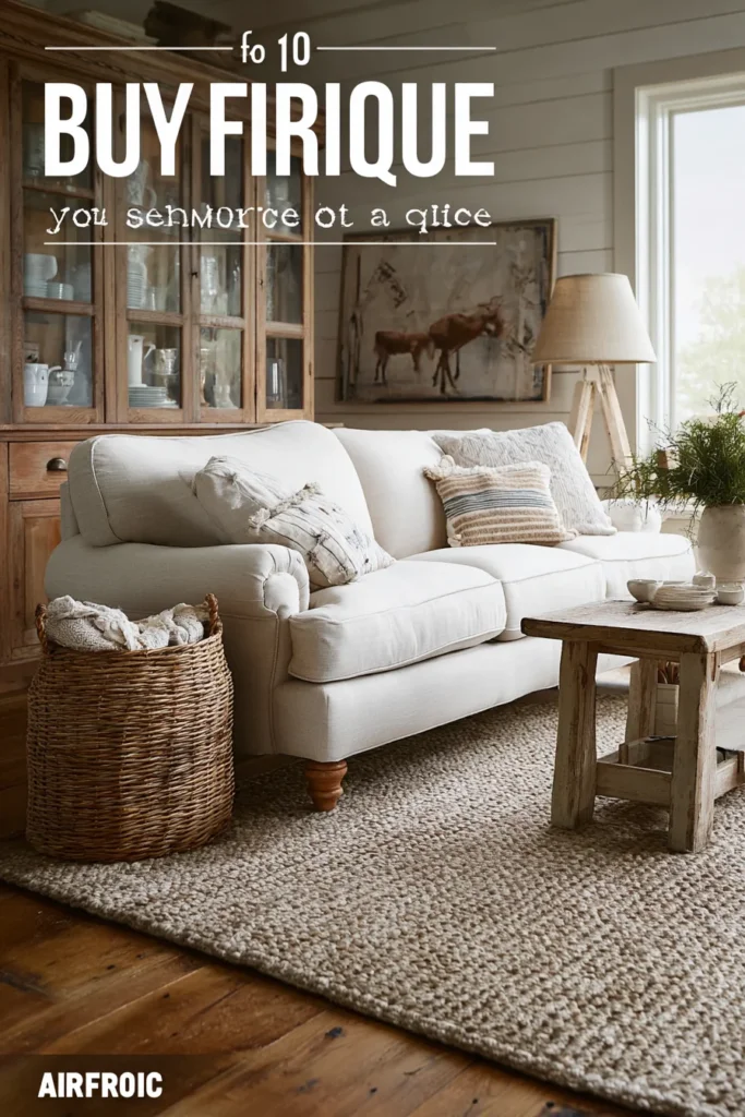 10. Buy Big Furniture. Tiny Chairs Look Wrong.