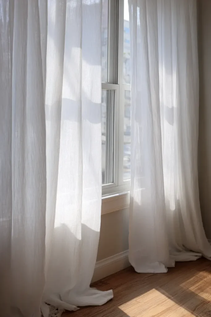 10. Gauze & Muslin Curtains (No Lining)