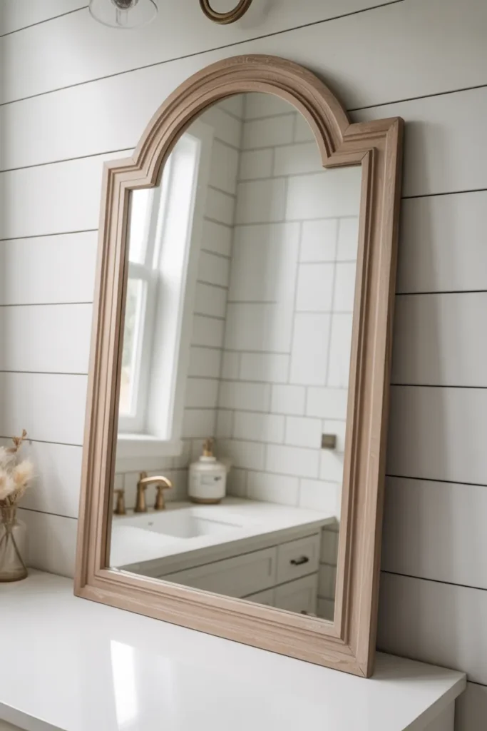 10. Hang a Vintage-Style Mirror (Not Round)
