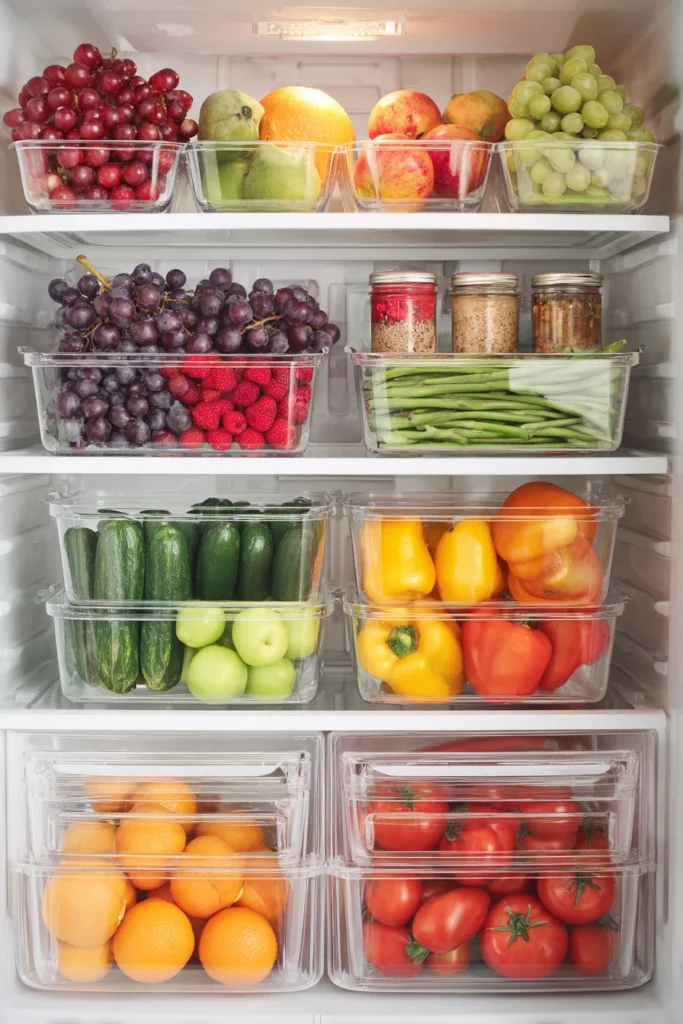 10. Refrigerator Storage Bins