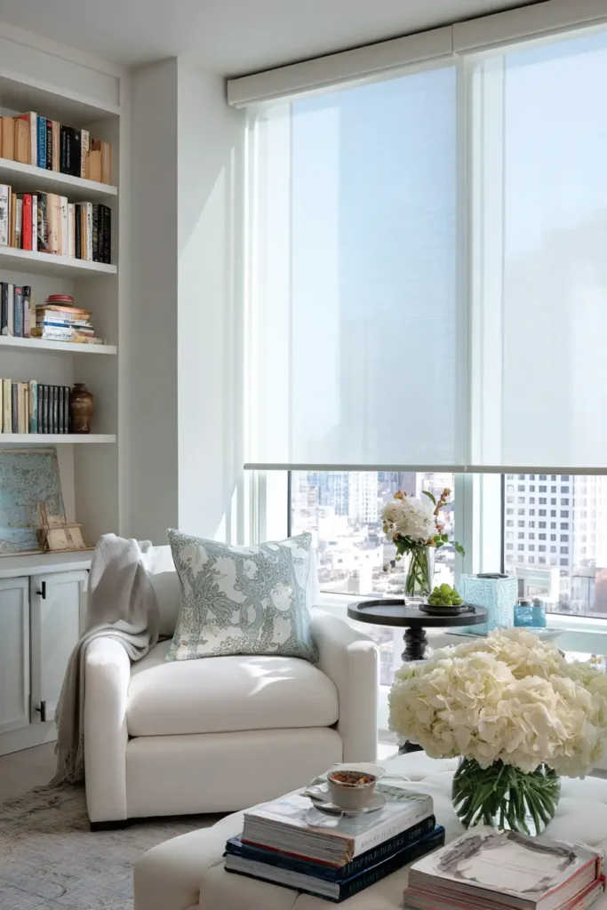 10. Use Light-Filtering Roller Shades Only