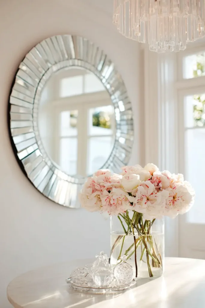 11. Hang One Large Mirror, Not Many Small Ones