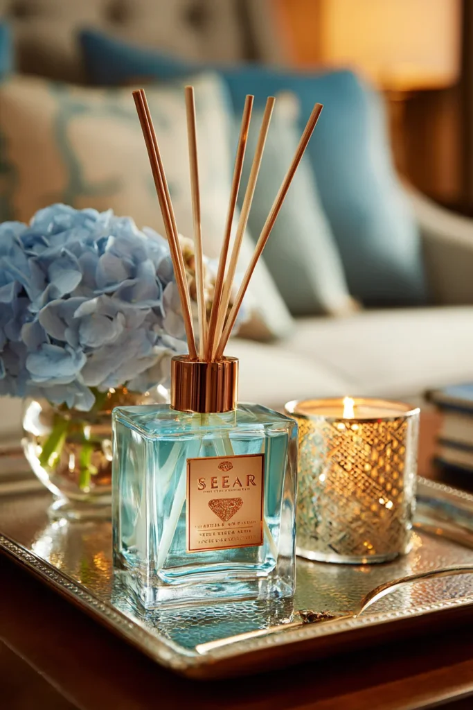 11. Scent the Room with a Reed Diffuser or Candle