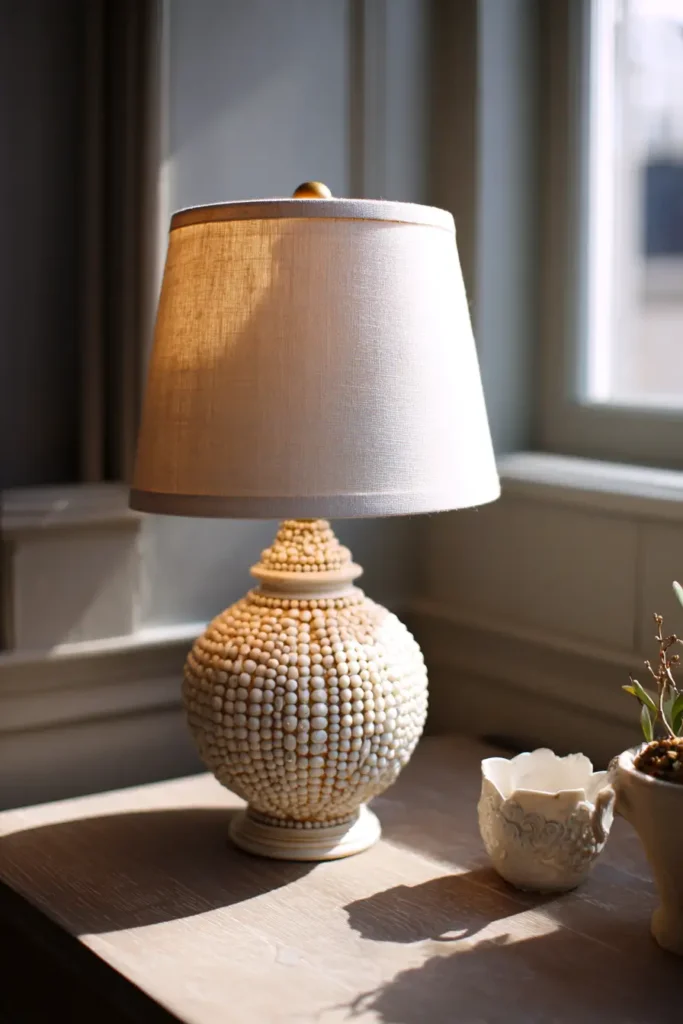 11. The Beaded Table Lamp That Needs to Feel Heavy