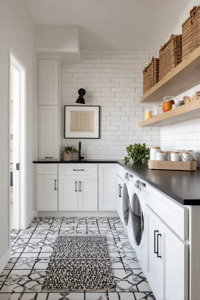 12. Checkered and Geometric Tile (Not Just Subway)