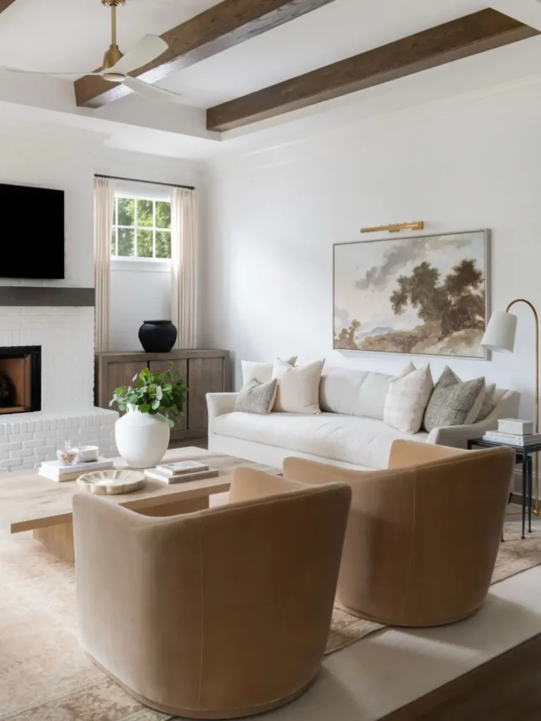 . Choose Seating That Doesn’t Face the Wall