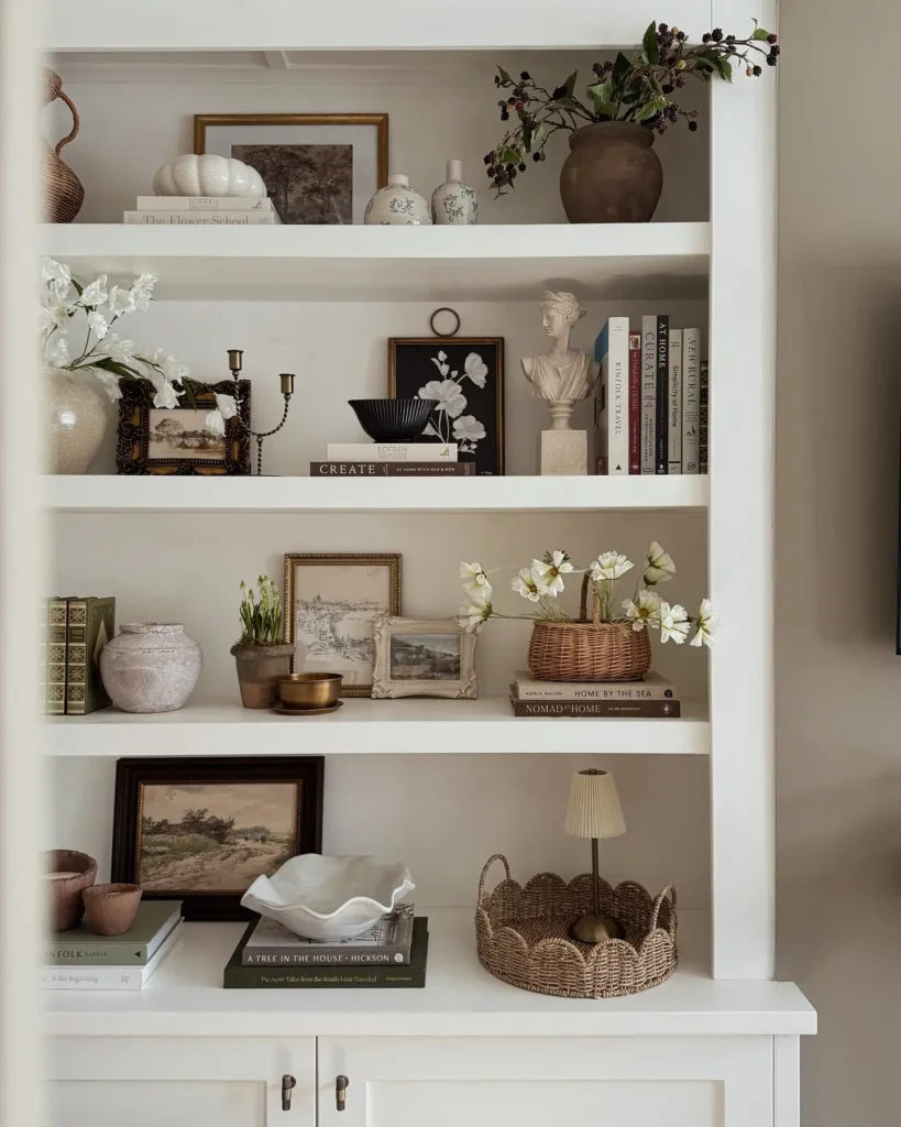 12. Style Open Shelves with Care