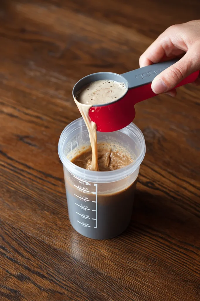 13. Adjustable Measuring Cup – Push Out Sticky Ingredients