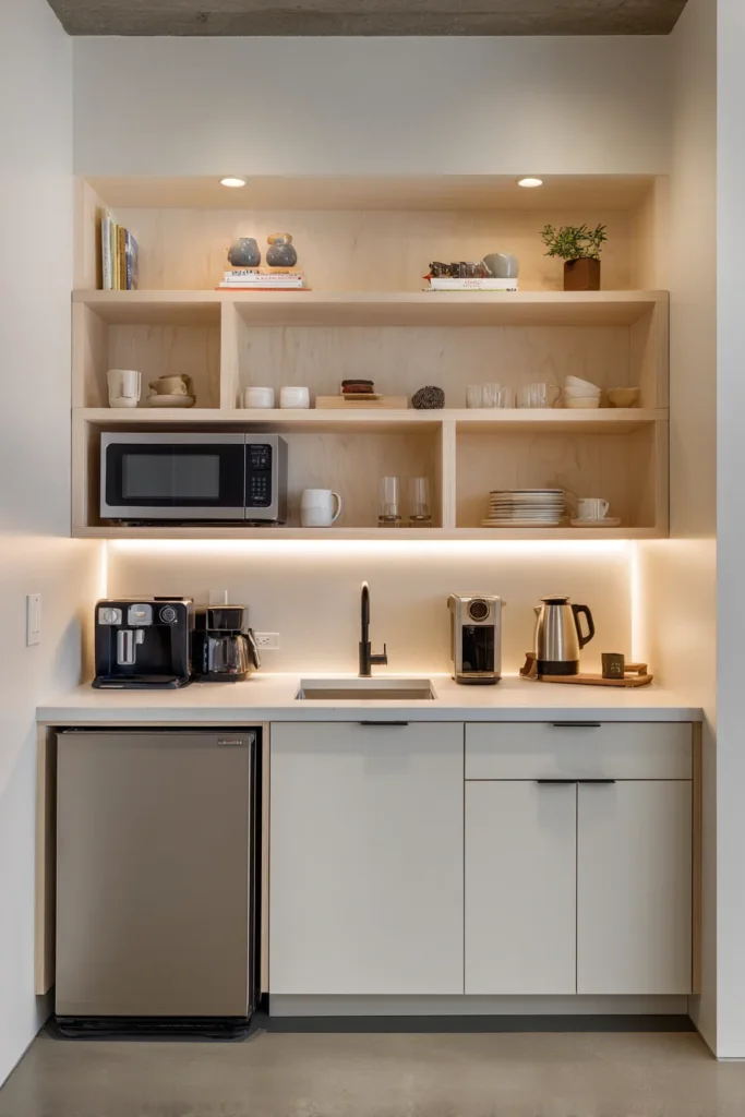 Airbnb Friendly Basement Kitchen Setup