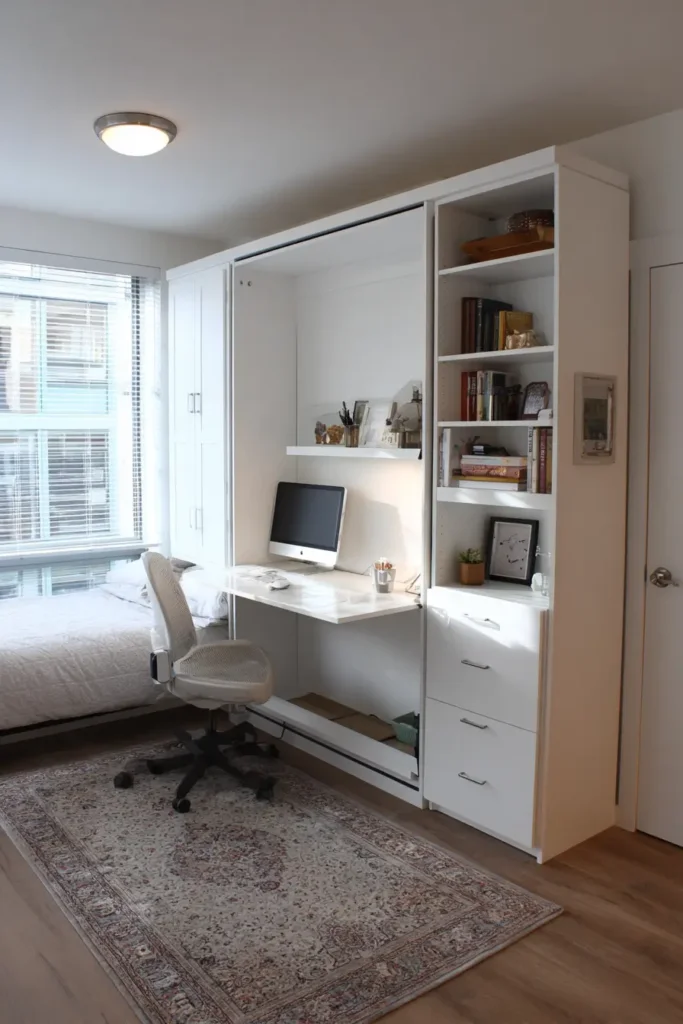 13. Buy a Murphy Bed With a Desk Attached