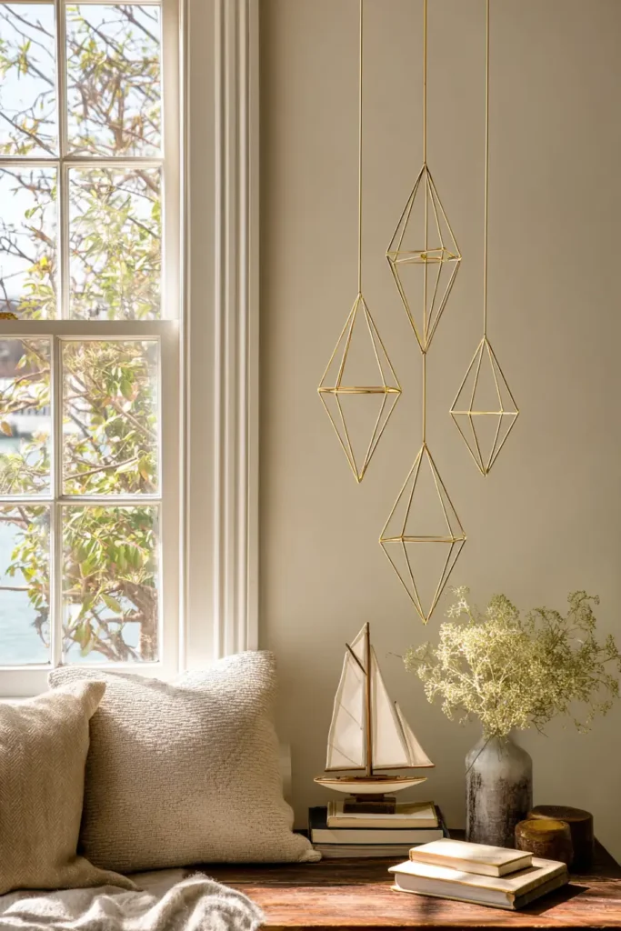 13. Himmeli Straw Mobiles