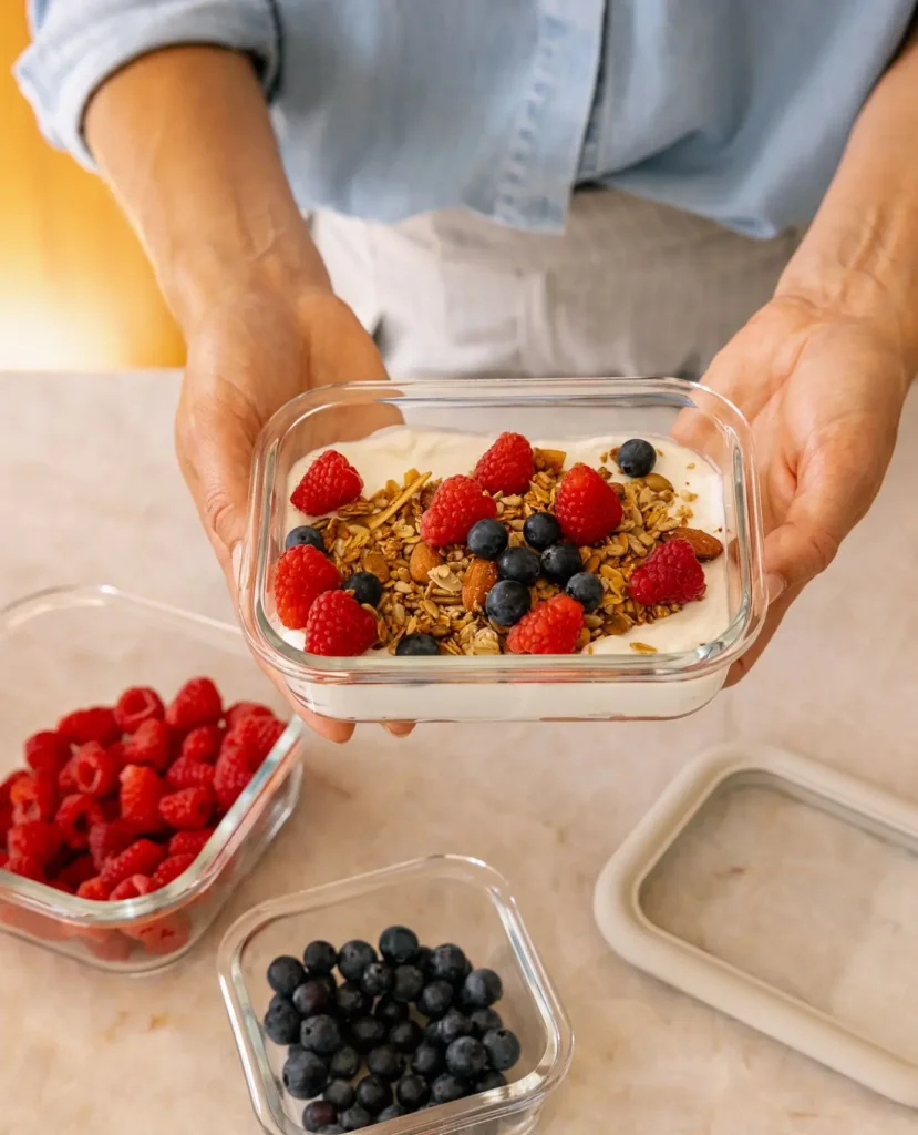 13. Switch to Uniform Stackable Containers