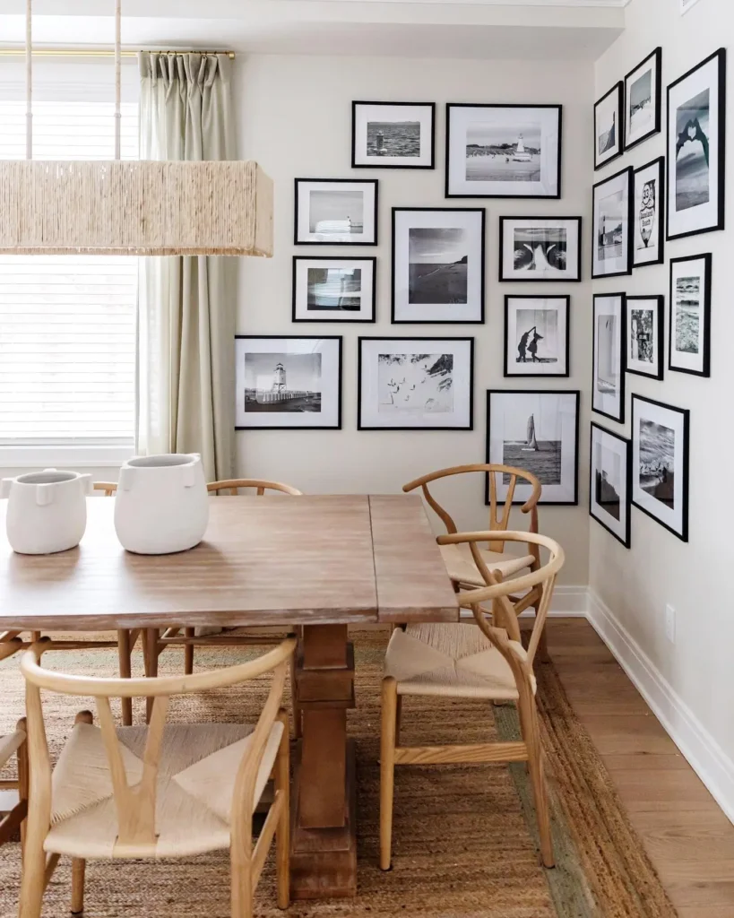 14. Create a Gallery Wall with No Nails