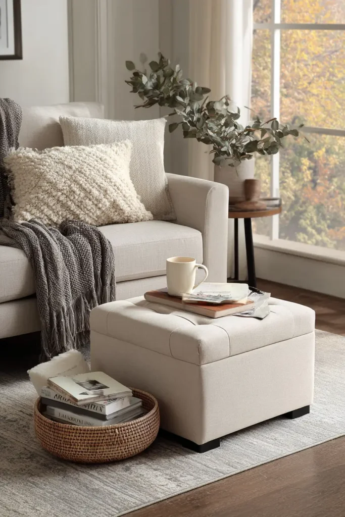 14. Get an Ottoman That Opens From the Side