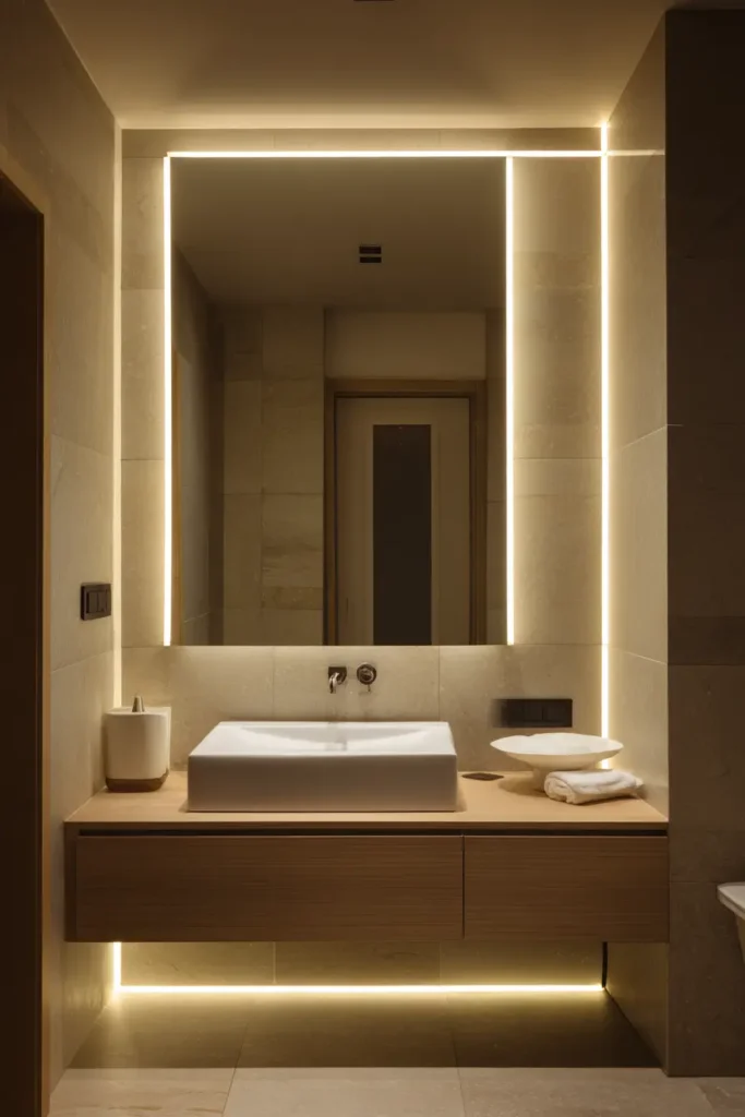 14. LED Strip Lighting for Modern Glow