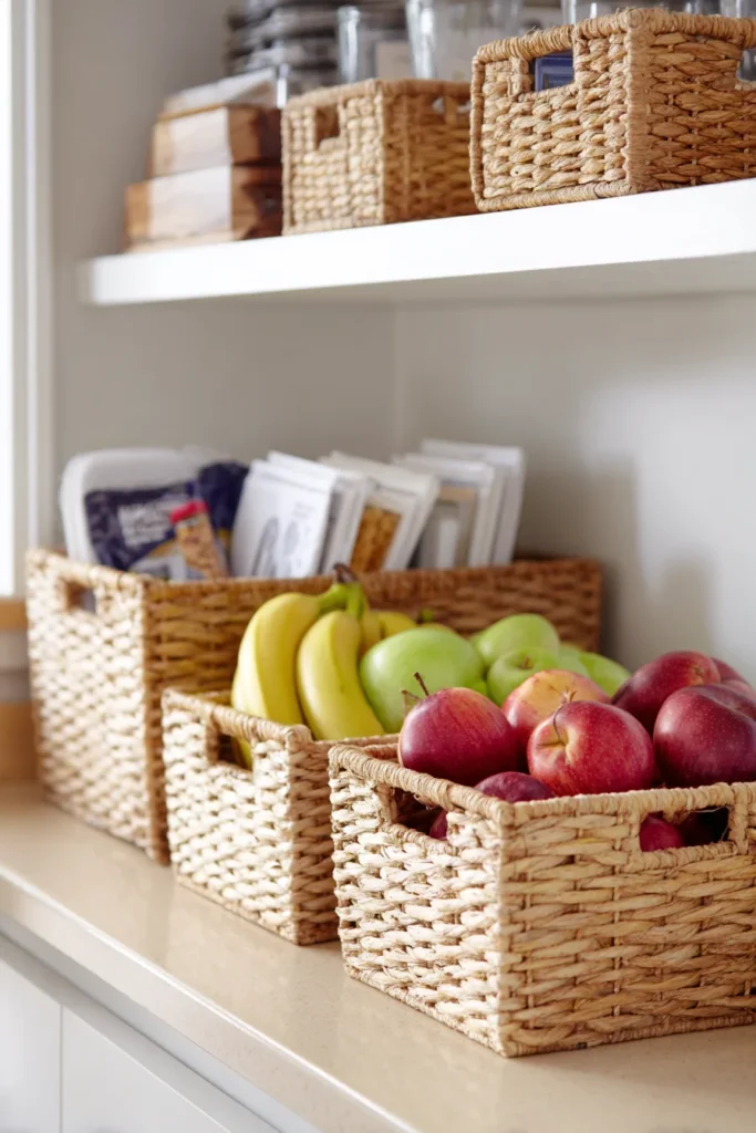 14. Multi‑Purpose Baskets for Counters and Shelves