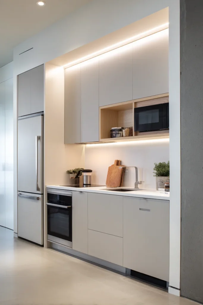 Compact Appliance Kitchen Setup