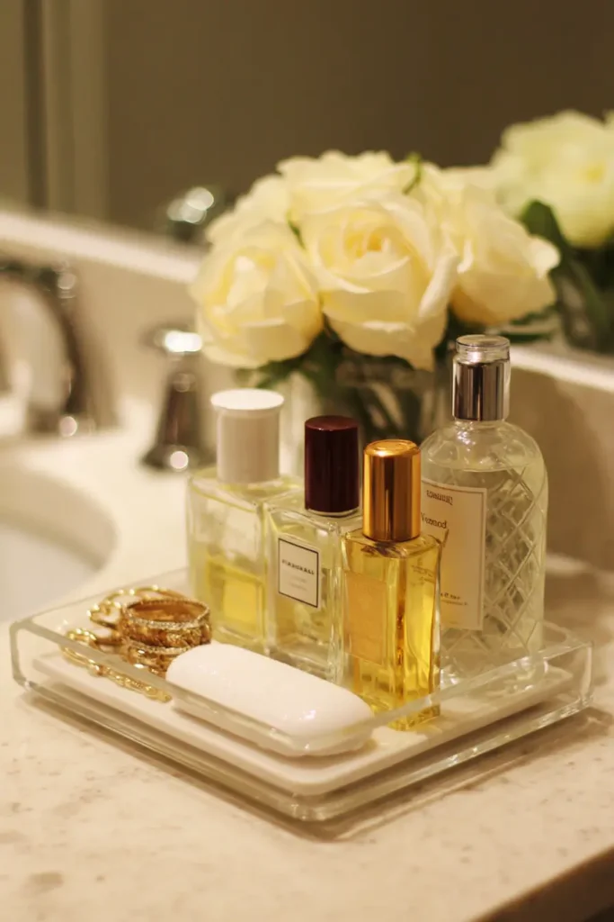 15. Countertop trays that control daily clutter