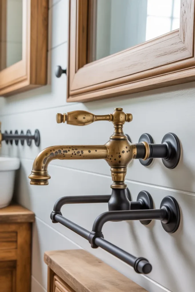 15. Finish With Unlacquered Brass or Black Iron Hardware