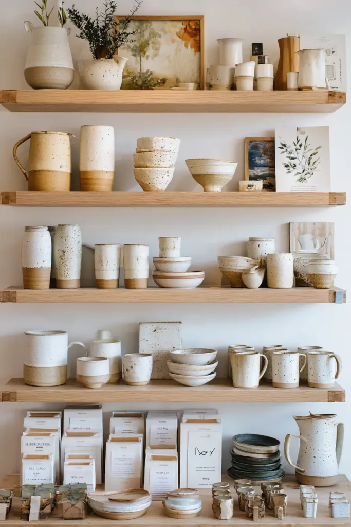 15. Handmade Pottery and Ceramics (Over Mass-Produced Signs)