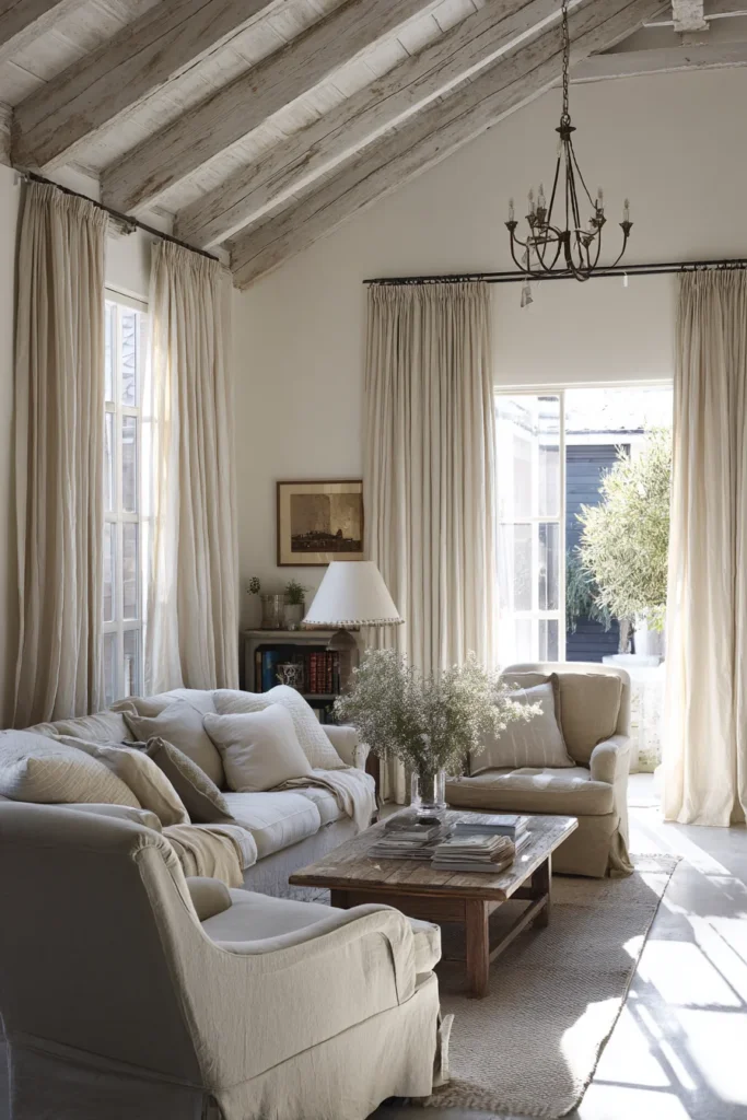 15. USE CURTAINS TO SOFTEN THE ROOM