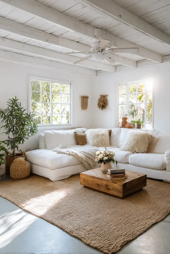 16. A Bare Floor Zone – The Ultimate Boho Summer Move