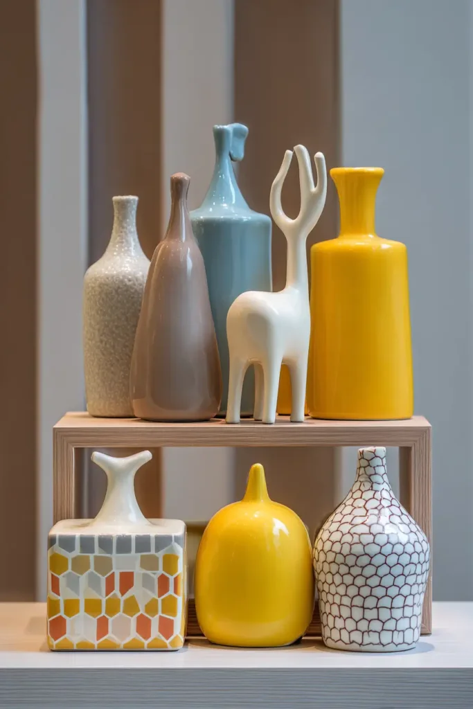 16. Ceramic Figurines Styled Minimalist
