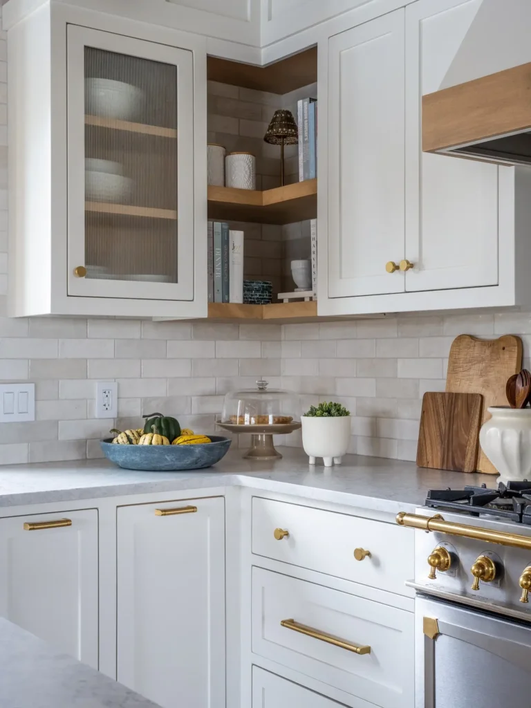 2. Remove Two Cabinet Doors and Open Up the Room
