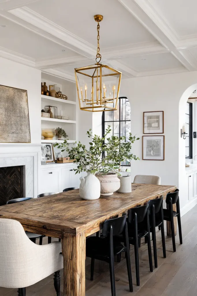 2. Statement Lighting Over Edison Bulbs